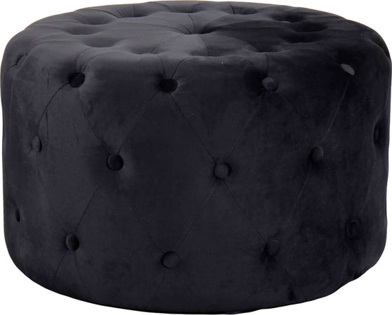 AURA---pouf-rotondo-in-velluto-Nero-Milani-Home