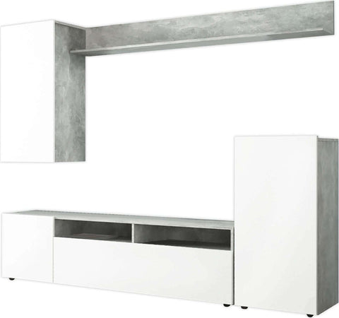 AURELIO---parete-attrezzata-soggiorno-210x36,5x170-h-Bianco-Milani-Home