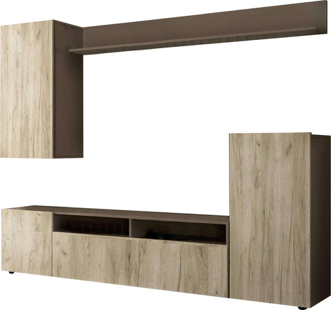 AURELIO---parete-attrezzata-soggiorno-210x36,5x170-h-Marrone-Milani-Home