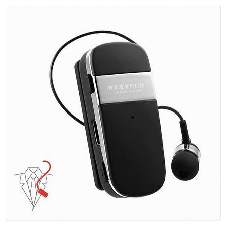 Auricolare Retrattile Roller Clip Bluetooth Bt5.2 8ore Vibrazione Smartphone K53