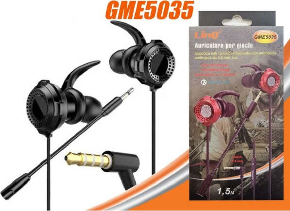 Auricolari-Cuffie-Gaming-Jack-3,5mm-Console-Pc-Per-Giochi-Filo-1.5-Mt-Gme5035