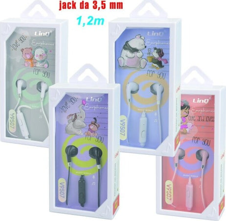 Auricolari-Stereo-Con-Microfono-Jack-Da-3,5-Mm-Filo-Da-1.2mt-V9507-Vari-Colori