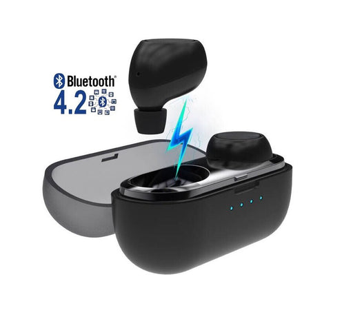 Auricolari Bluetooth 4.2 con custodia di ricarica