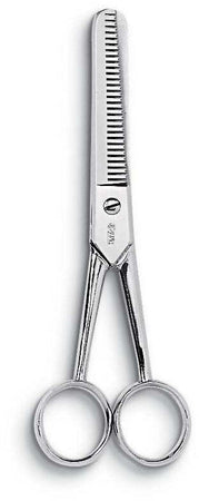 Ausonia - 13283 Forbice Per Sfoltire I Capelli Da Parrucchiere Tutta In Acciaio Inox Made In Italy Pl 6,5/16Cm