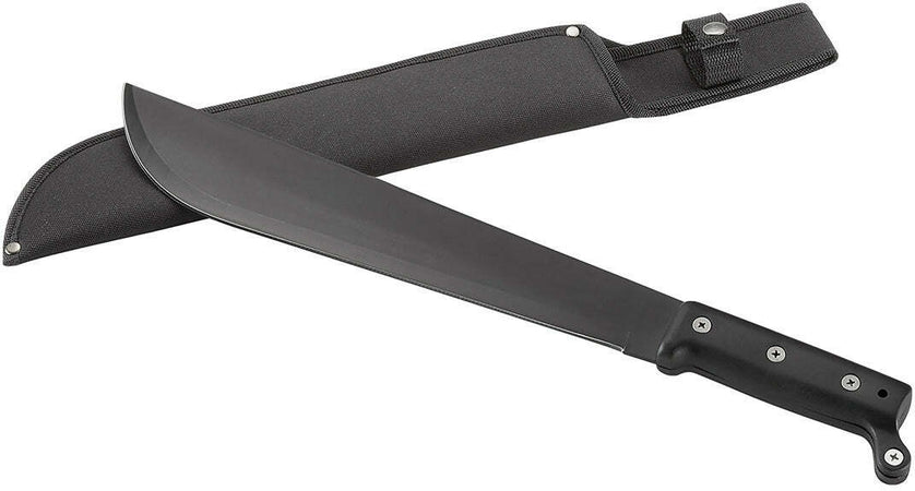 Ausonia - 28413 Machete Con Lama Teflonata Da 32 Cm E Manico Plastica Con Laccetto E Con Fodero In Nylon