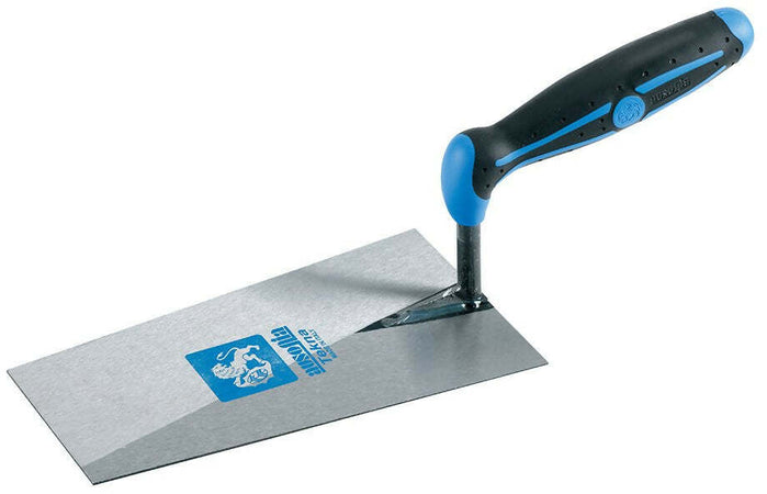 Ausonia - 40061 Cazzuola Da Muratore Per Malta E Cemento Tekna Punta Quadra Con Lama Da 24 Cm
