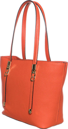 Ausonio---Shopper-da-Donna-Salmone-In-Vera-Pelle