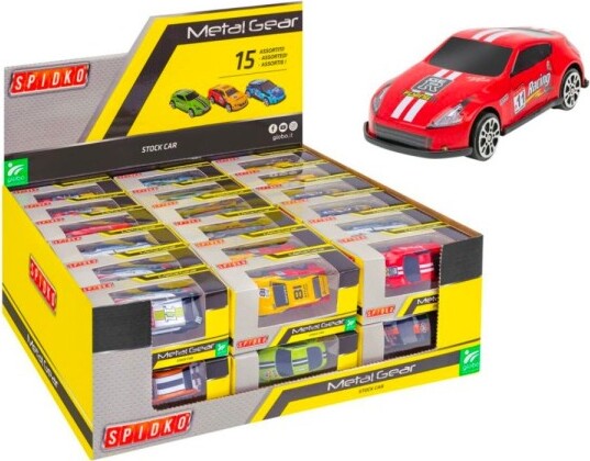 Auto-Metallo-Ruota-Libera-Metal-Gear-Macchinine-Giocattolo-15-Colori-Disponibili