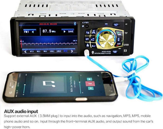 Autoradio Auto Mp5 Player Telecamera Bluetooth Radio Audio Video Tf Usb 4032b Elettronica/Elettronica per veicoli/Elettronica per auto/Sistemi audio/Autoradio Trade Shop italia - Napoli, Commerciovirtuoso.it