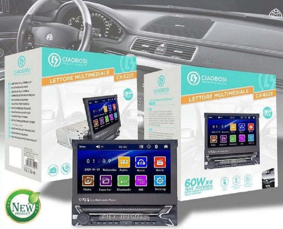 Autoradio Con Monitor 7? Hd Lettore Multimediale Per Auto 60wx4 Bluetooth Cx-8225 Elettronica/Elettronica per veicoli/Elettronica per auto/Sistemi audio/Autoradio Trade Shop italia - Napoli, Commerciovirtuoso.it