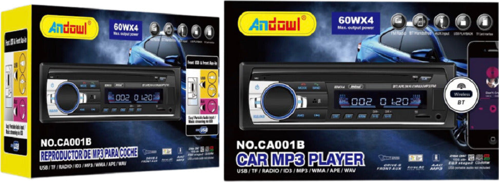 Autoradio Lettore Mp3 Ca001b Sistema Audio Auto Universale 1 Din Bluetooth Aux Elettronica/Elettronica per veicoli/Elettronica per auto/Sistemi audio/Autoradio Trade Shop italia - Napoli, Commerciovirtuoso.it