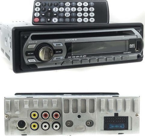 Autoradio-Stereo-Per-Auto-Radio-Fm-Mp3-Sd-Usb-Dvd-Cd-Aux-Gt460u-Con-Telecomando
