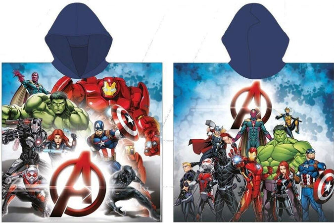 Avengers Poncho Con Cappuccio Spiaggia 110 X 55 Cm Asciugamano Tempo Libero E Sport Taglia Unica Disney Senza Maniche per Spiaggia, Piscina Casa e cucina/Bagno/Accessori e biancheria da bagno per bambini/Asciugamani La Bottega del Risparmio - Bari, Commerciovirtuoso.it