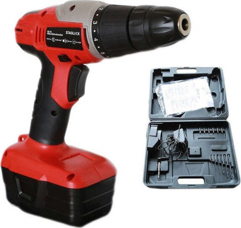 Avvitatore-18v-Trapano-Batteria-A-Litio-Caricabatterie-Ricaricabile-Accessori