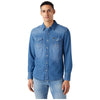 Wrangler camicia jeans 27MW ICON MID STONE Camicie Wrangler