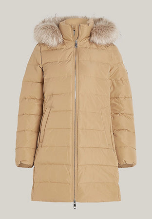 Tommy Hilfiger Giubbotto HERITAGE DOWN TYRA COAT WITH FUR da donna