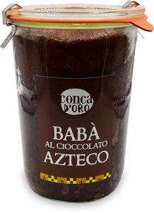 Babà in Vaso al Cioccolato 500gr. Artigianale Babà in Vasocottura al Cioccolato Azteco - 500 gr. Made in italy Dessert Tipico Campano, Dolce Artigianale Napoli, Idea Regalo Alimentari e cura della casa/Cibi in scatola e conserve/Piatti confezionati/Dolci e dessert Conca d’Oro - Campiglia Marittima, Commerciovirtuoso.it