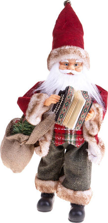 Babbo Natale con fisarmonica, movimento con musica, barba folta e bianca da 44 cm Casa e cucina/Decorazioni per interni/Addobbi e decorazioni per ricorrenze/Decorazioni natalizie/Schiaccianoci MagiediNatale.it - Altamura, Commerciovirtuoso.it