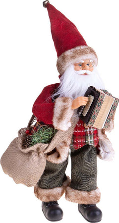 Babbo Natale con fisarmonica, movimento con musica, barba folta e bianca da 44 cm Casa e cucina/Decorazioni per interni/Addobbi e decorazioni per ricorrenze/Decorazioni natalizie/Schiaccianoci MagiediNatale.it - Altamura, Commerciovirtuoso.it