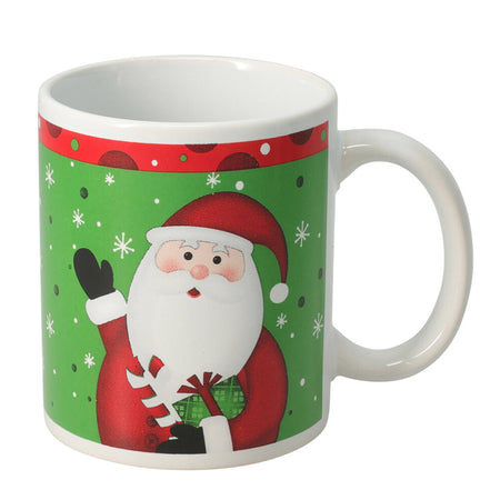 Tazza di Natale in ceramica per decorazioni natalizie per te e caffe da Ø 8 cm
