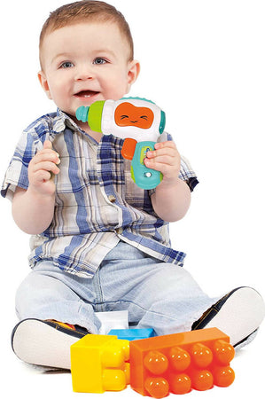 Baby clementoni - 17328 - berto il trapano - gioco prima infanzia - giocattolo elettronico parlante italiano (batterie incluse), bambini 9 - 36 mesi Giochi e giocattoli/Elettronica per bambini/Giochi elettronici Sanitaria Gioia del Bimbo - Villa San Giovanni, Commerciovirtuoso.it