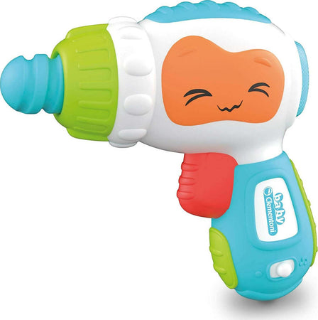 Baby clementoni - 17328 - berto il trapano - gioco prima infanzia - giocattolo elettronico parlante italiano (batterie incluse), bambini 9 - 36 mesi Giochi e giocattoli/Elettronica per bambini/Giochi elettronici Sanitaria Gioia del Bimbo - Villa San Giovanni, Commerciovirtuoso.it