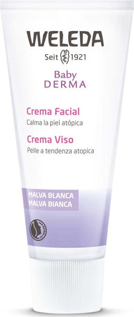 Baby-Derma-Crema-Viso-Malva-Bianca-50-ml-Weleda
