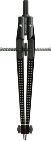 Balaustrone grip - diametro max cerchio 390mm - nero - Faber-Castell Cancelleria e prodotti per ufficio/Scuola e materiale didattico/Materiale scolastico/Compassi Eurocartuccia - Pavullo, Commerciovirtuoso.it