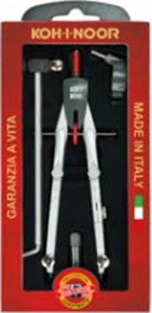 Balaustrone Professional - max diametro cerchio 170mm - 4 pezzi - Koh.I.Noor Cancelleria e prodotti per ufficio/Scuola e materiale didattico/Materiale scolastico/Compassi Eurocartuccia - Pavullo, Commerciovirtuoso.it