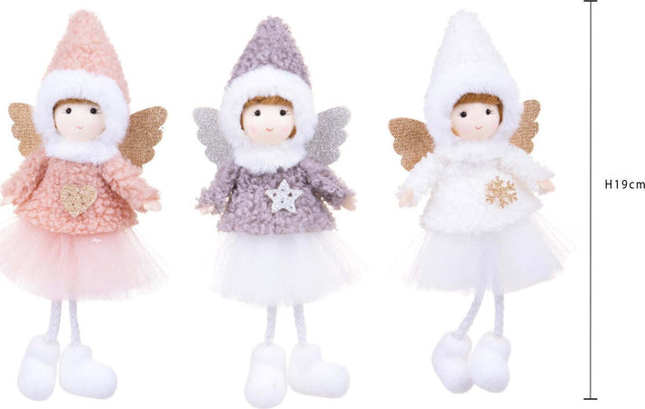 Bambina angelo con cappello, tutù ed ali, pupazzo decorativo da 19 cm Casa e cucina/Decorazioni per interni/Addobbi e decorazioni per ricorrenze/Decorazioni natalizie/Schiaccianoci MagiediNatale.it - Altamura, Commerciovirtuoso.it