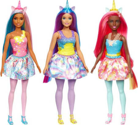 Bambola-Mattel-HGR18-BARBIE-Principessa-Dreamtopia-Unicorno-Assortito