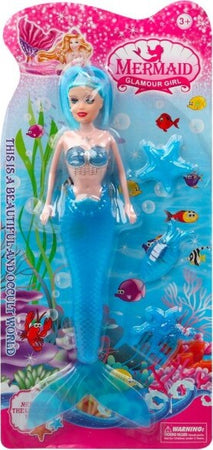 Bambola-Sirena-Glamour-Girl-Mondo-Sottomarino-Con-Accessori-Gioco-Per-Bimba-3+