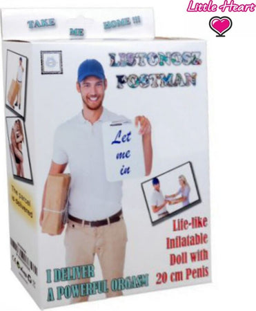 Bambolo Gonfiabile Maschio Uomo Bianco Postino Superdotato 20 cm Postman Love Doll Salute e cura della persona/Erotismo e contraccezione/Sex toys/Bambole sessuali Kondorama - Martinsicuro, Commerciovirtuoso.it