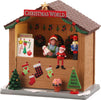 Bancarella del mondo di Natale, edificio per villaggio di Natale in Poliresina Casa e cucina/Decorazioni per interni/Addobbi e decorazioni per ricorrenze/Decorazioni natalizie/Oggettistica MagiediNatale.it - Altamura, Commerciovirtuoso.it