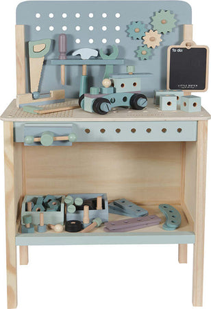 Banco da Lavoro con Attrezzi Workbench Little Dutch in Legno Giochi e giocattoli/Giochi d'imitazione e accessori di travestimento/Attrezzi da lavoro La Casa Del Bebè - Napoli, Commerciovirtuoso.it