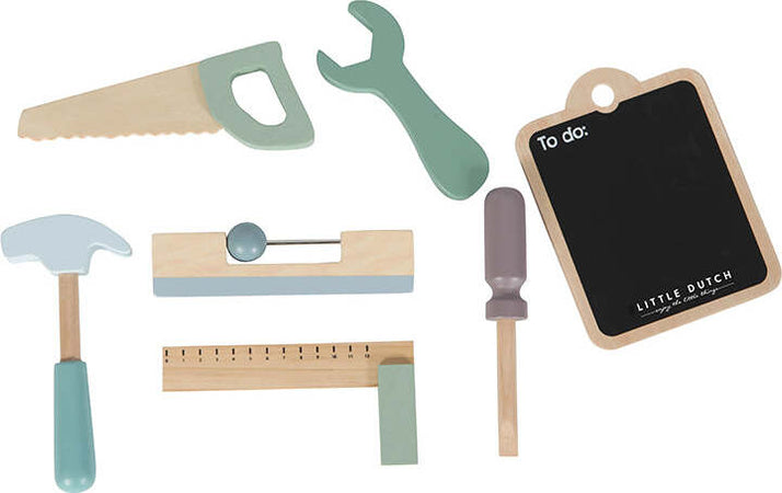 Banco da Lavoro con Attrezzi Workbench Little Dutch in Legno Giochi e giocattoli/Giochi d'imitazione e accessori di travestimento/Attrezzi da lavoro La Casa Del Bebè - Napoli, Commerciovirtuoso.it
