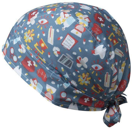 Bandana Medicale Fantasia Mix Tessuto Antibatterico Bandana Cucina Stampata