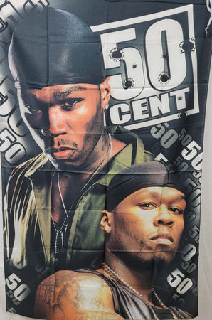 Bandiera 50 cent Casa e cucina/Decorazioni per interni/Arte/Poster e stampe Il Distintivo - Pesaro, Commerciovirtuoso.it