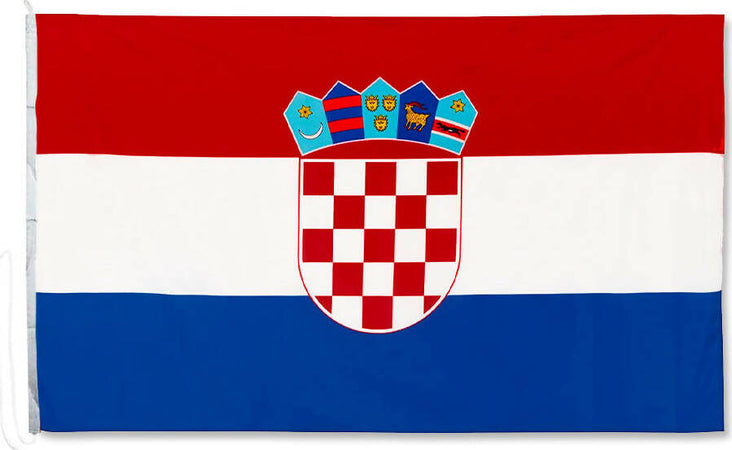 Bandiera Croazia In Poliestere Bandiera 100 X 150cm Bandiera Croata Doppie Cuciture Perimetrali E Corda Per Il Fissaggi Sport e tempo libero/Fan Shop/Patio prato e giardino/Bandiere per esterno Il Distintivo - Pesaro, Commerciovirtuoso.it