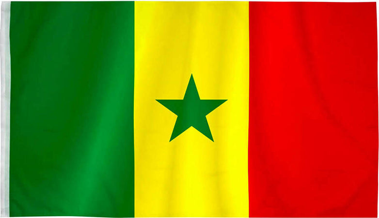 Bandiera Del Senegal Bandiera Senegalese 100 X 150 Cm - Bandiera Nazionale Da Appendere Bandiera In Poliestere Sport e tempo libero/Fan Shop/Patio prato e giardino/Bandiere per esterno Il Distintivo - Pesaro, Commerciovirtuoso.it