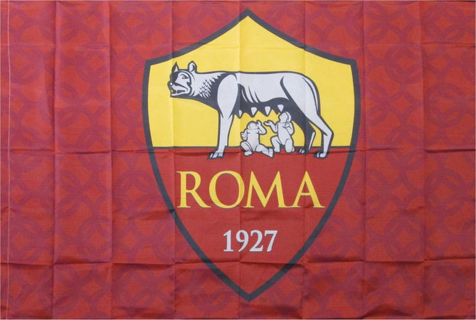 Bandiera della Roma Sport e tempo libero/Fan Shop/Calcio/Bandiere e gagliardetti Il Distintivo - Pesaro, Commerciovirtuoso.it