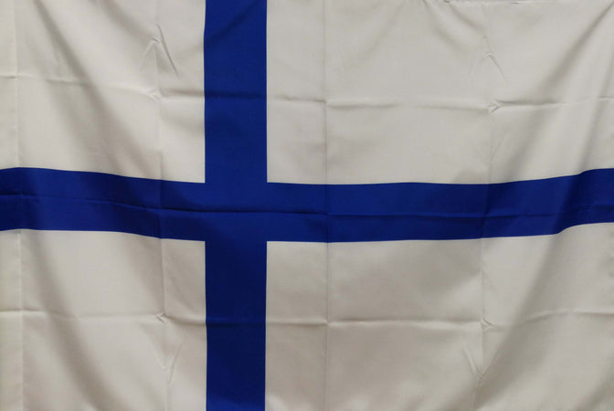 Bandiera Finlandese Economica Bandiera Finlandia Bianca Croce Blu Sport e tempo libero/Fan Shop/Calcio/Bandiere e gagliardetti Il Distintivo - Pesaro, Commerciovirtuoso.it