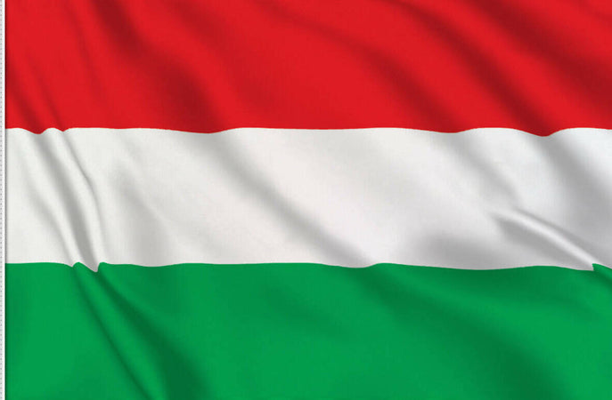 Bandiera Ungherese Da Appendere 100x150 Cm Sport e tempo libero/Fan Shop/Patio prato e giardino/Bandiere per esterno Il Distintivo - Pesaro, Commerciovirtuoso.it