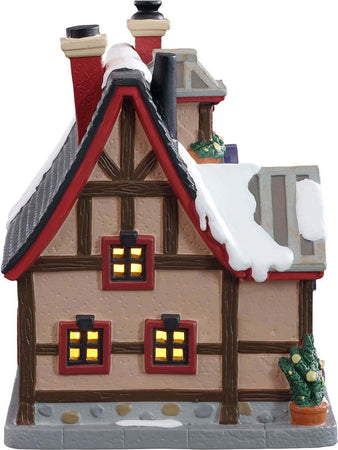 Bar Cafè Crepe, edificio illuminato per villaggio di Natale in porcellana Casa e cucina/Decorazioni per interni/Addobbi e decorazioni per ricorrenze/Decorazioni natalizie/Oggettistica MagiediNatale.it - Altamura, Commerciovirtuoso.it