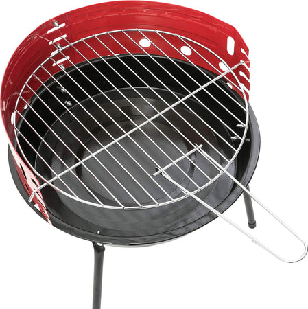 Barbecue-a-carbonella-da-campeggio-con-griglia-Rosso-Milani-Home