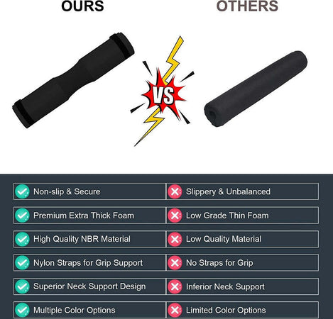 Barbell Squat Pad Cuscino Bilanciere Collo Per Sollevamento Pesi Squat 45x10 Cm Sport e tempo libero/Fitness e palestra/Potenziamento muscolare/Pesi e accessori/Barre Trade Shop italia - Napoli, Commerciovirtuoso.it