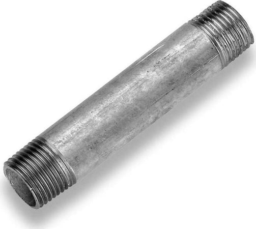 Barilotto a doppia filettatura in acciaio zincato malleabile per irrigazione Commercio Industria e Scienza/Idraulica pneumatici e tubatura/Raccordi/Raccordi per tubazioni/Raccordi filettati La Zappa - Altamura, Commerciovirtuoso.it