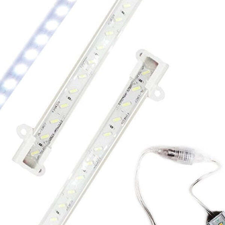 Barra Con Profilo In Alluminio Per Interno Da 1 Metro Con Striscia Rigida A Led Illuminazione/Strisce LED Trade Shop italia - Napoli, Commerciovirtuoso.it