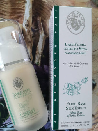 BASE FLUIDA EFFETTO SETA 50 ml Crema Viso Alla Rosa di Gerico Idratazione Profonda Viso cura del viso Profumeria Chèri - Locri, Commerciovirtuoso.it