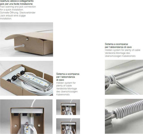 Base-moderna-Cattaneo-illuminazione-LINE-SYSTEM-856-16TC-accessorio-6-elementi-metallo-bianco-nero-sabbia-fissaggio-soffitto
